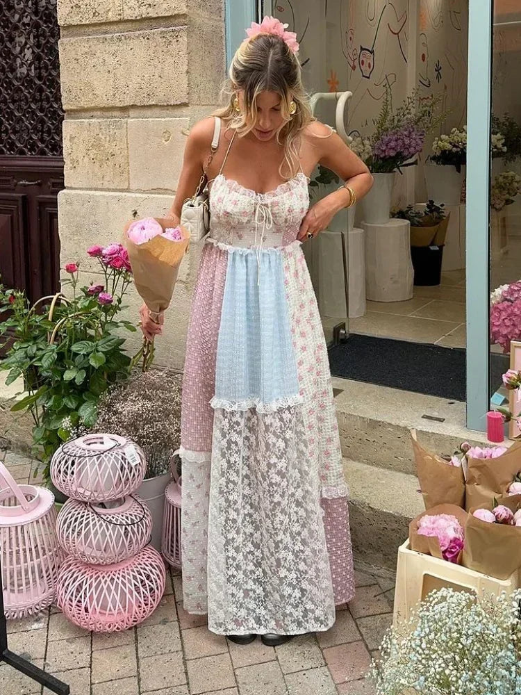 Isabella™ | Patchwork Summer Dress – True Silhouette Boutique