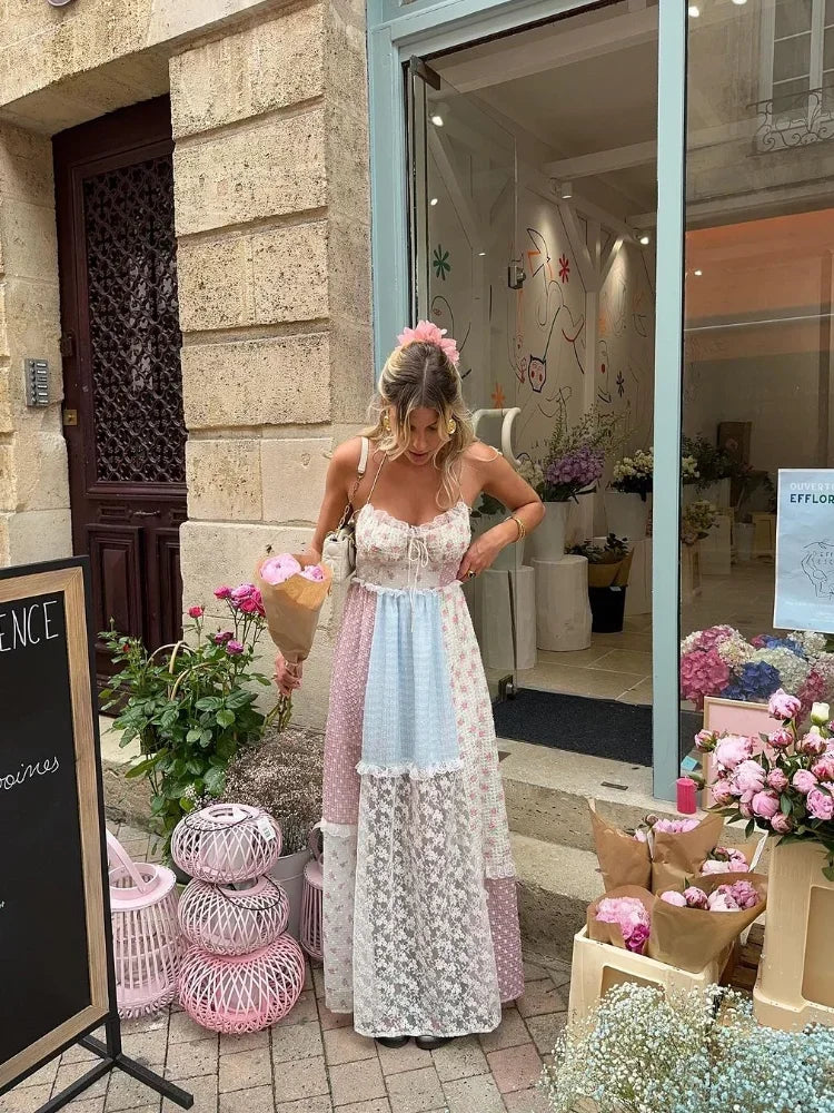 Isabella™ | Patchwork Summer Dress – True Silhouette Boutique