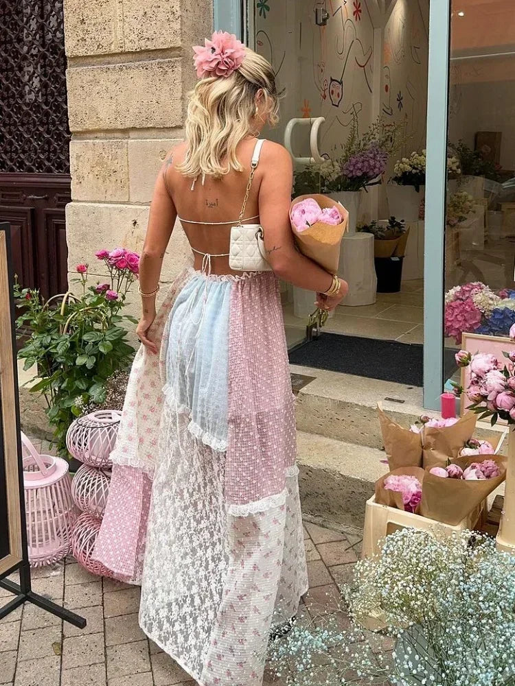 Isabella™ | Patchwork Summer Dress – True Silhouette Boutique
